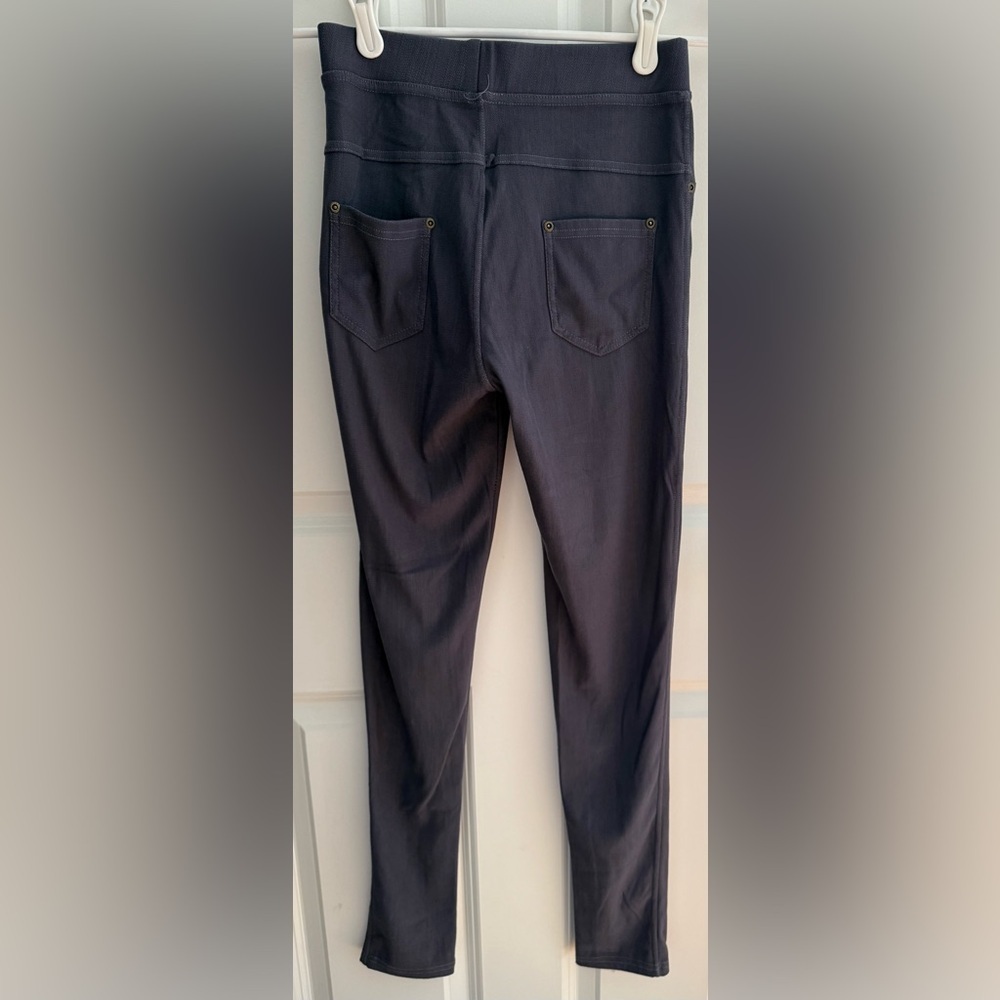 Legging Depot Blue‑Gray Jeggings One Size Fits All – Excellent Pre‑Loved - Picture 4 of 4